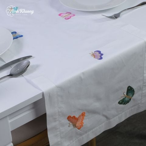  Long tray with assorted colorful butterflies 