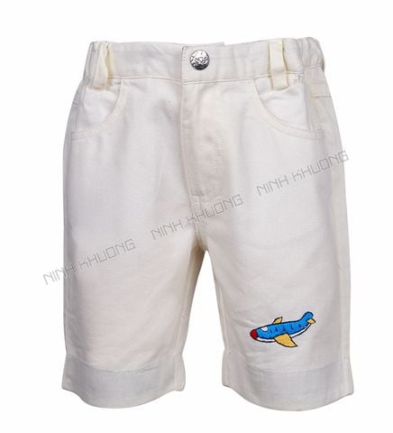  Quần short bé trai túi tròn 