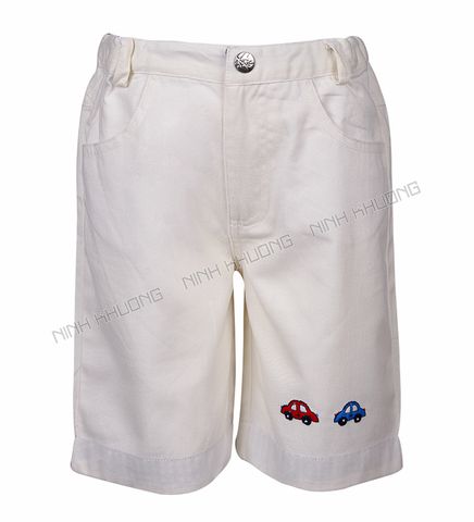  Quần short bé trai túi tròn 