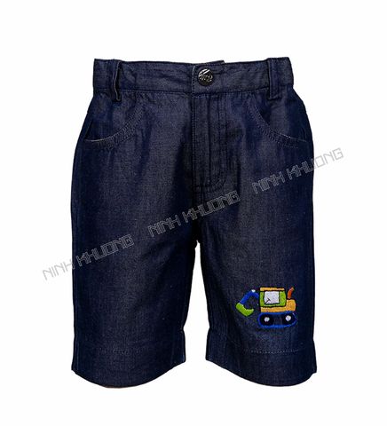  Quần short bé trai túi tròn 