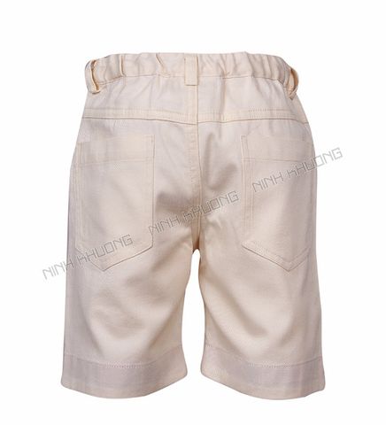  Quần short bé trai túi tròn 