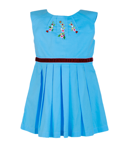  Đầm xếp ly tùng ruy băng eo 