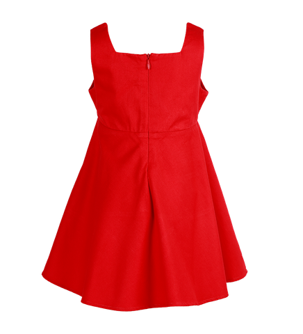  Đầm bé gái cổ tim 