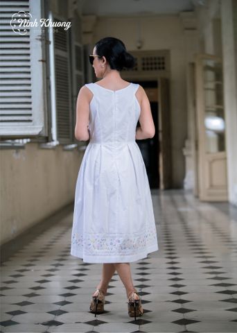  Đầm rua nách vuông người lớn 