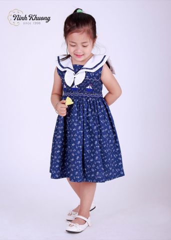  Đầm Smock thủy thủ 