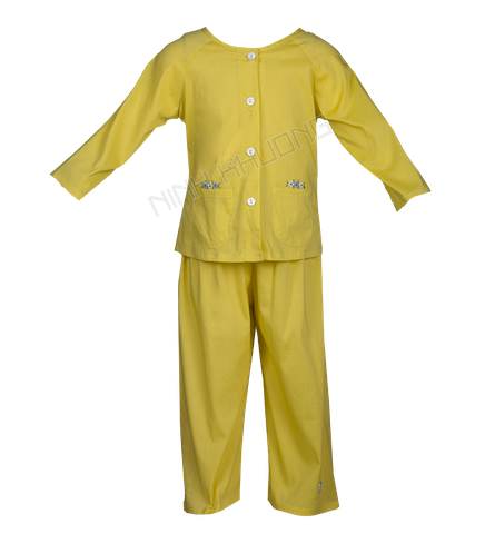  Bộ bà ba bé gái thêu 