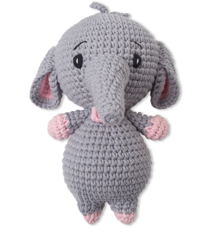  Dumbe - Elephant with a pink bow 