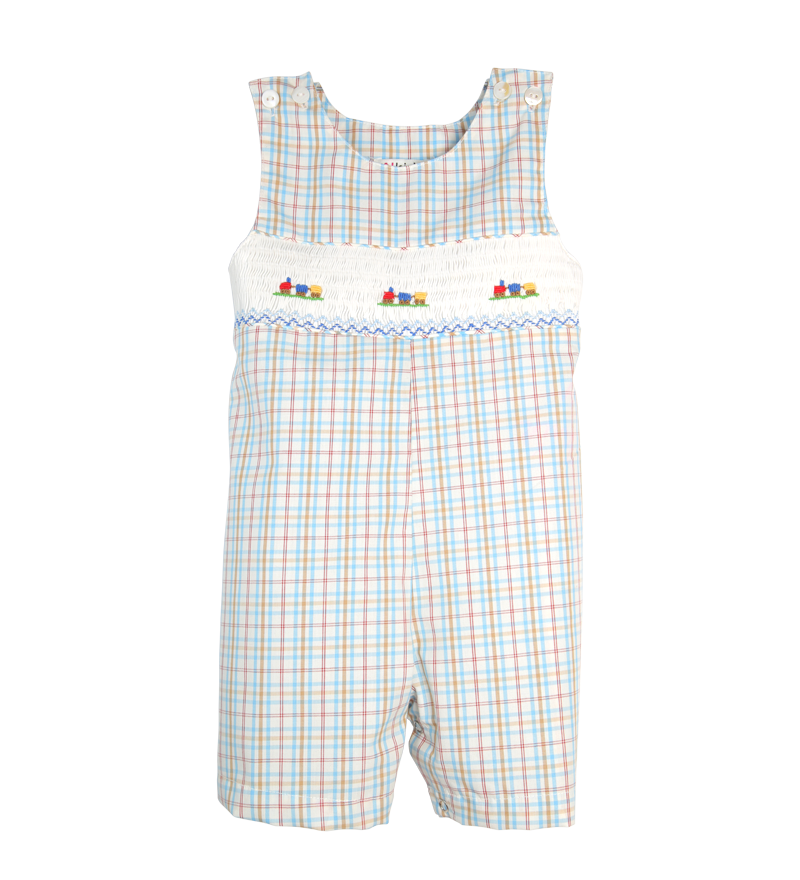 Liền quần smock nút vai