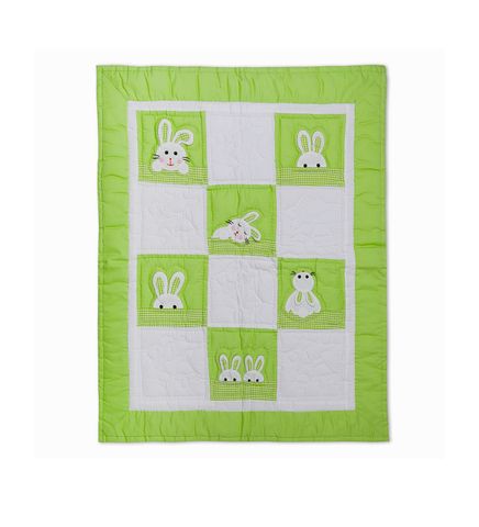  Mền Thêu đầu thỏ 