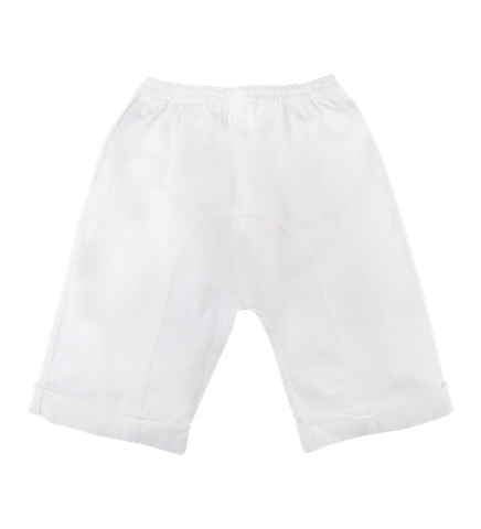  Pants with a crossover waistband 