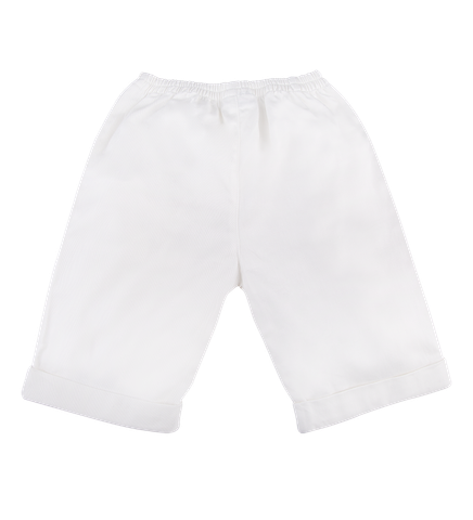  Pants with a crossover waistband 