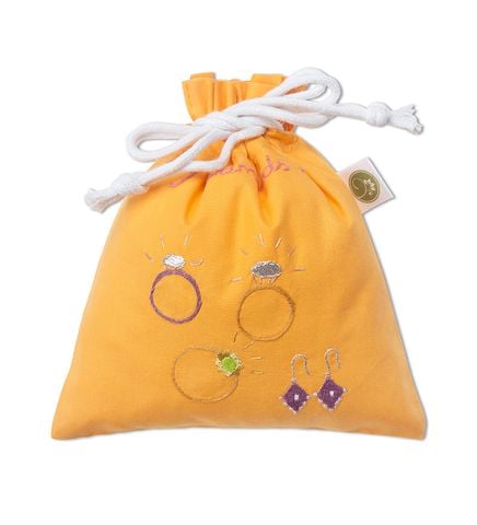  Drawstring women's accessory bag 