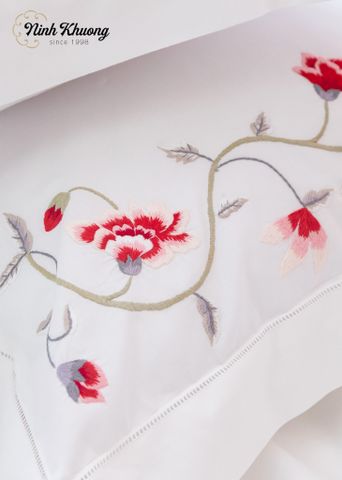  Adult pillowcase 50x70 with tea flower pattern 