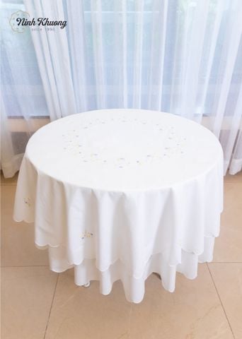  Khăn bàn tròn 4K 150CM - Cip - TA7 