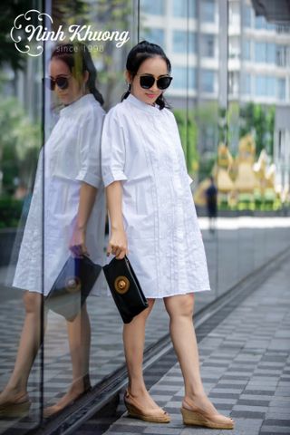  Áo sơ mi TD rua bông hồng 