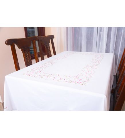  Table Cloth - 6K140x200 Tablecloth - CIP - Pink climbing peach blossoms 