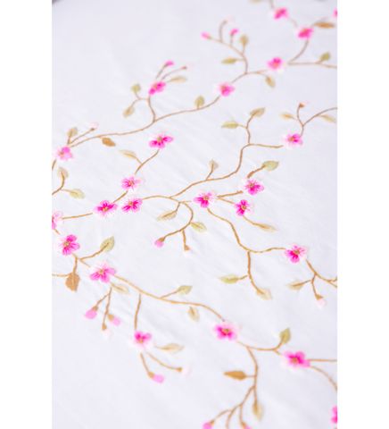  Tablecloth - 12K175x300 tablecloth - CIP - Peach climbing rose 
