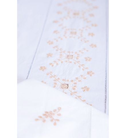  Rectangular tablecloth, 4k - 130*170cm, with waves and leaf patterns in color 