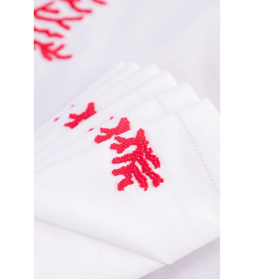  Table Cloth - Khăn bàn 8K175x250 - CIP - San hô đỏ 