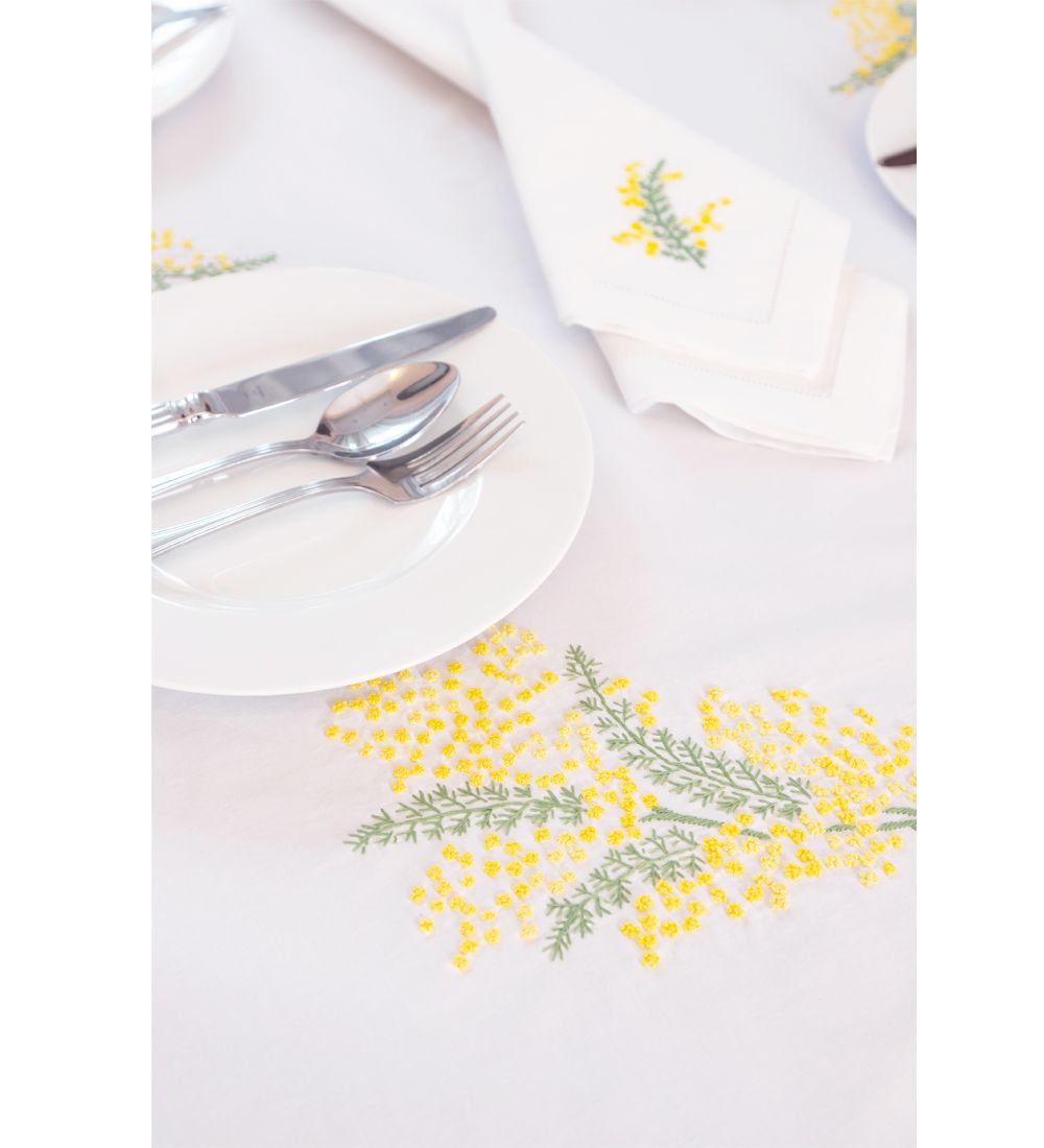  Table Cloth - Khăn bàn 8K175x250 - Mimosa vàng 