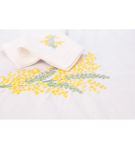 Table Cloth - 8K175x250 tablecloth - Mimosa yellow 