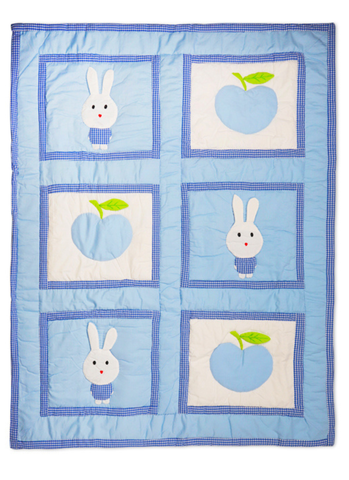  Mền Thêu Thỏ và Táo 