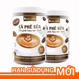 Combo 2 hũ Cà phê sữa 3in1 không hóa chất, pha uống ngay Light Coffee - 500g/hũ