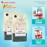 1 Kg (2 gói) - Cà phê Thượng hạng vị đậm, đắng mạnh hậu ngọt Light Coffee