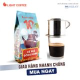 Cà phê Đồng Hành kỷ niệm 10 năm Light Coffee, vị đắng mạnh, thơm quyến rũ gói 500g - Phiên bản Đặc biệt, số lượng có hạn