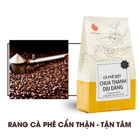  500gr - Cà phê rang xay - Chua thanh dịu dàng - Light Coffee 