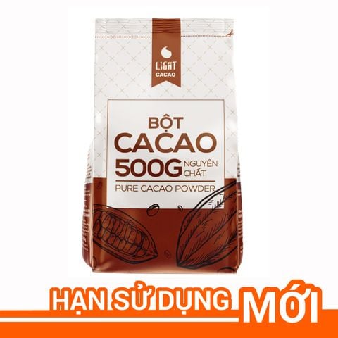  500gr - Bột Ca cao nguyên chất 100% - Light Cacao 