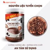 CaCao sữa 3in1 thơm ngon, tiện lợi Light Cacao - hũ 650g