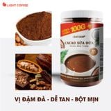 Cacao sữa dừa 3in1 thơm ngon , dạng hũ dễ bảo quản Light Cacao - 650g