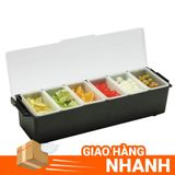 Khay đựng topping 6 ngăn - Light Mart