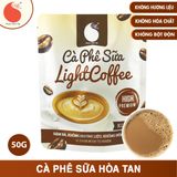 50gr - Cà Phê sữa hòa tan Light Coffee vị cà phê thật, không hương liệu