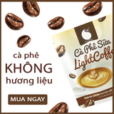 50gr - Cà Phê sữa hòa tan Light Coffee vị cà phê thật, không hương liệu