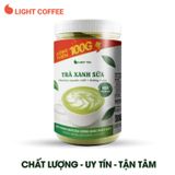 Bột trà xanh sữa 3in1, matcha xuất xứ Nhật Bản, hũ 650g, từ nhà sản xuất Light Coffee