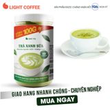 Bột trà xanh sữa 3in1, matcha xuất xứ Nhật Bản, hũ 650g, từ nhà sản xuất Light Coffee