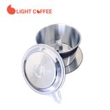 Phin inox cỡ lớn pha cà phê Light Coffee - Phin pha cà phê loại lớn