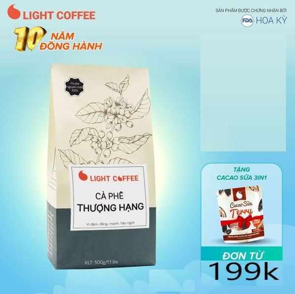 500gr - Cà phê bột Robusta Thượng hạng - Light Coffee