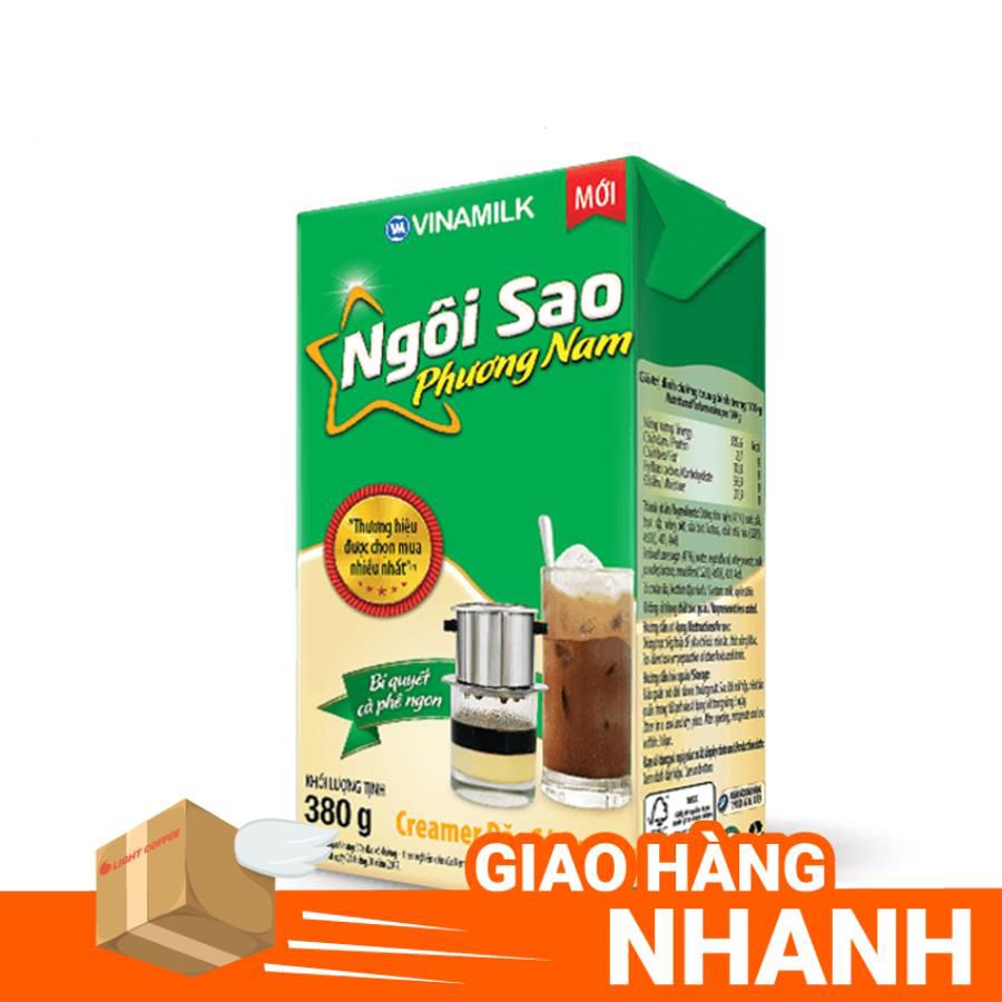 Sữa đặc Phương Nam Hộp Giấy 380g Light Coffee Ca Phe Nguyen Chất 100 Cty Kim Cương Xanh