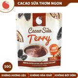 50gr - Bột Cacao sữa Terry vị đậm đà, thơm ngon - Light Cacao