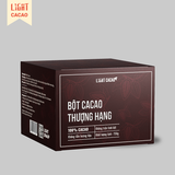 Bột Cacao nguyên chất Thượng hạng Light Cacao - Hộp 150g