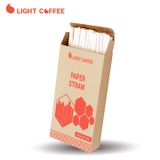 Hộp nhỏ Ống hút giấy - Size 6x197mm (35 ống/hộp) - Light Mart