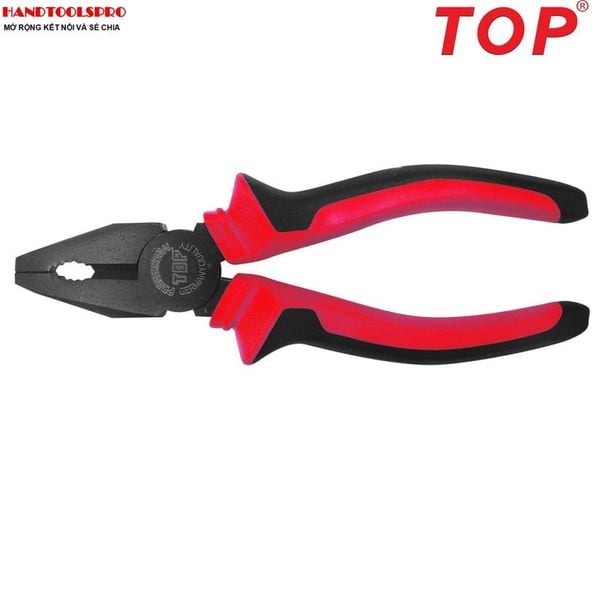 Kìm Điện 6 inch (160mm) Cán Đỏ Đen Top - LIN-6