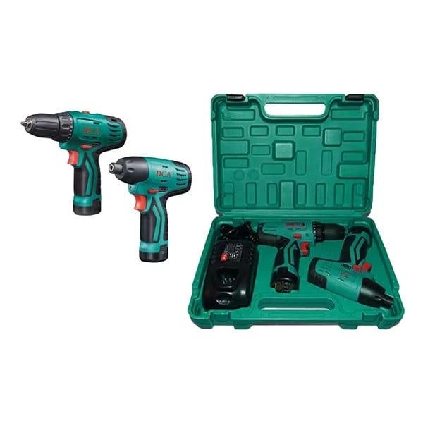 Bộ Combo Máy Khoan Và Siết Vít Pin 12V DCA ADKIT01E