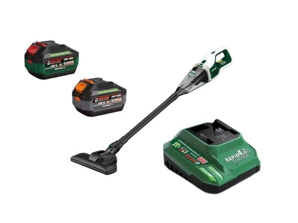 Combo Hút Bụi Không Dây Brushless M21-HB01BL + 2 Pin 4.0Ah + 1 Sạc Nhanh 4A