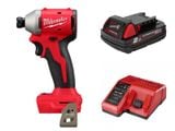 Combo Máy Bắt Vít Milwaukee M18 BLIDR + Pin M18 2.0Ah + Sạc M1218C
