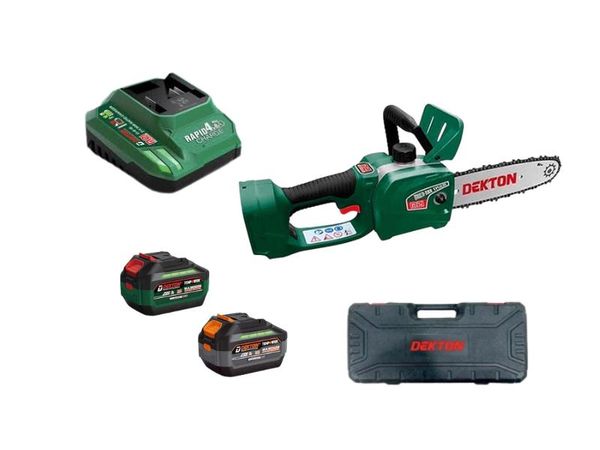 Combo Máy Cưa Xích Pin Dekton M21-CS08BLC + Pin 4.0Ah + Sạc Nhanh 4A