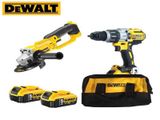 Combo Máy Mài Và Khoan Dùng Pin DEWALT CB996412P2